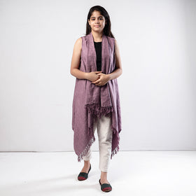  Kullu Karishma Handwoven Angora & Merino Wool Knitted Wrap  