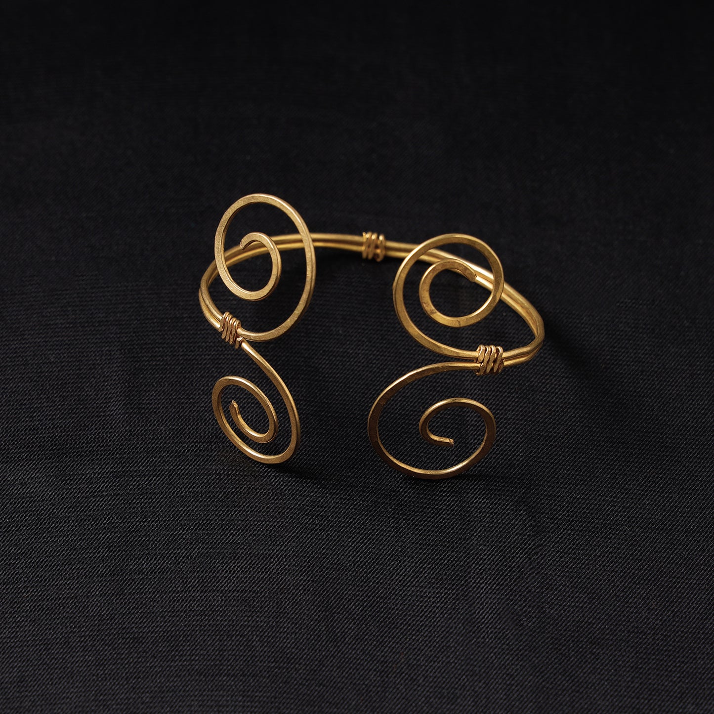 Brass Metal Handcrafted Dokra Bracelet by Asalkaar (Adjustable)