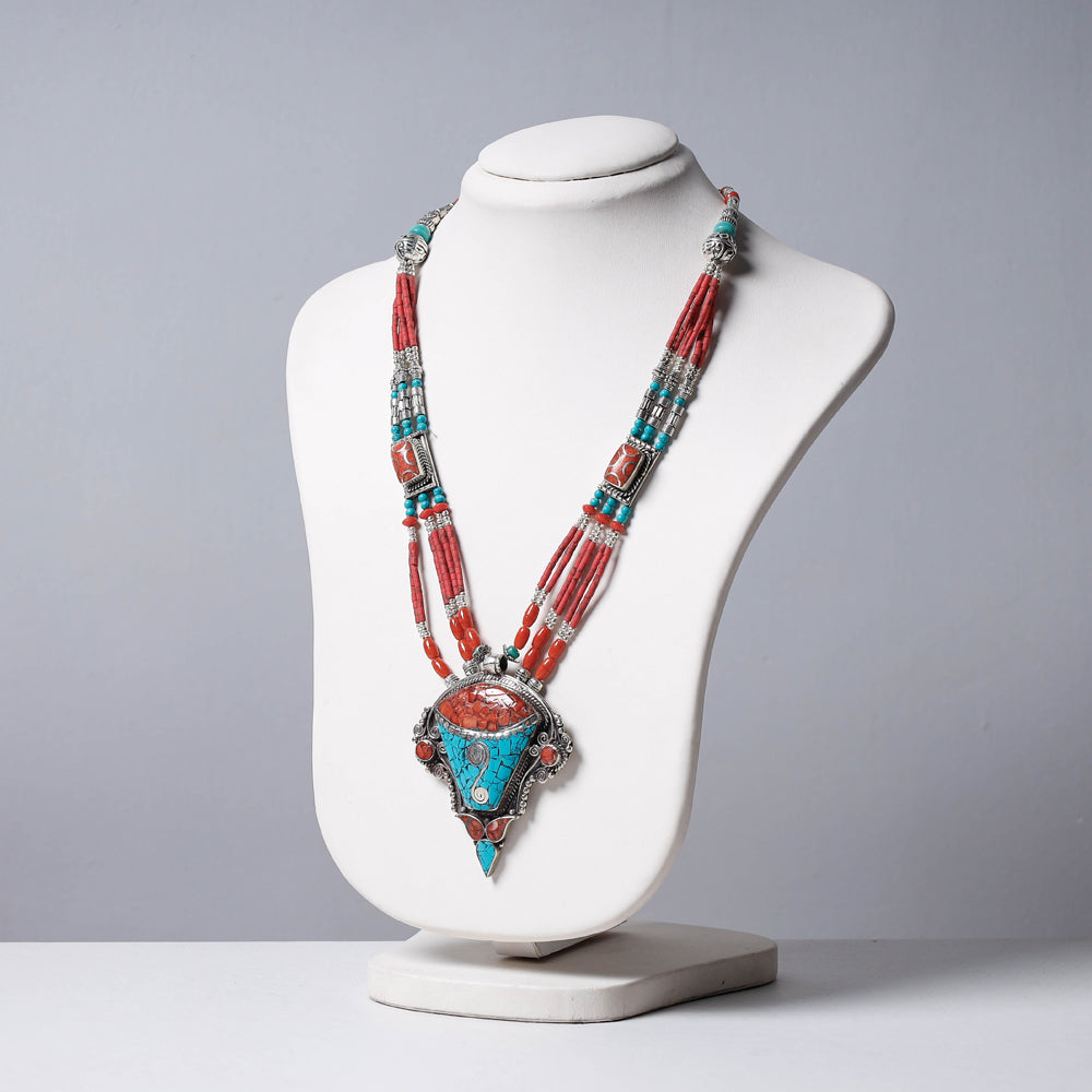 tibetan beadwork necklace