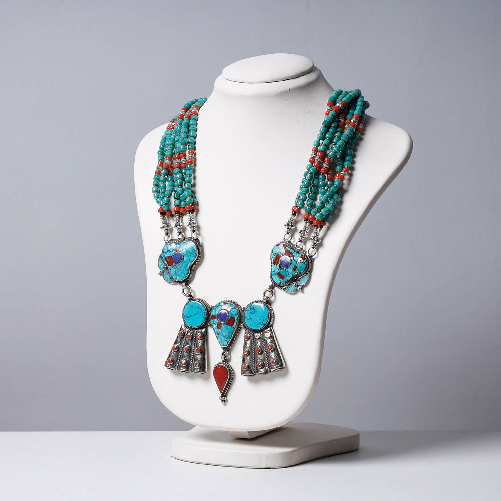 tibetan beadwork necklace