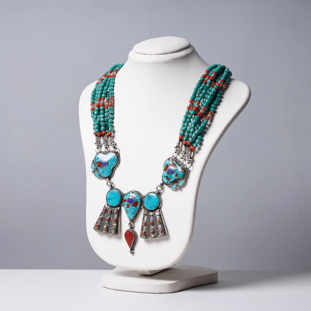 tibetan beadwork necklace