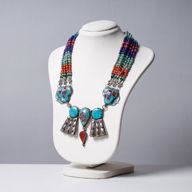 Buy Ethnic Tribal Tibetan Beadwork Necklace from Himalaya Online at iTokri.com