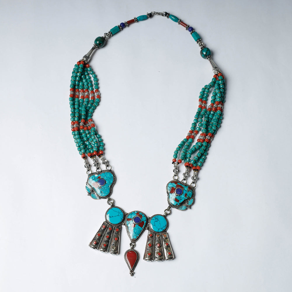 tibetan beadwork necklace