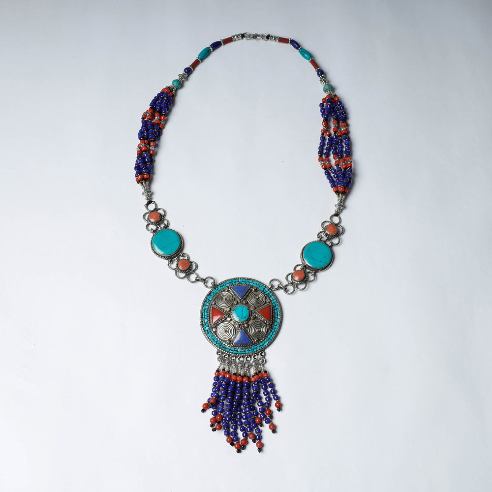 tibetan beadwork necklace