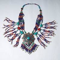 tibetan beadwork necklace