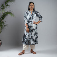 shibori tie-dye kurta