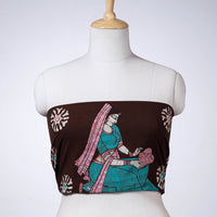 Brown - Hand Batik Printing Cotton Blouse Piece