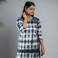 Buy Shibori Tie-Dye Mul Cotton Long Kurti for Women