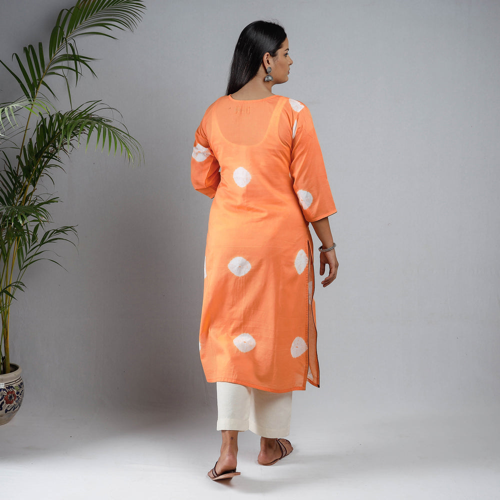 shibori tie-dye kurta