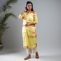 shibori tie-dye kurta