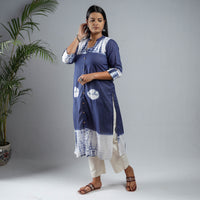 shibori tie-dye kurta