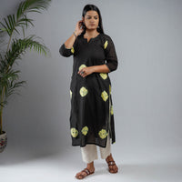 shibori tie-dye kurta