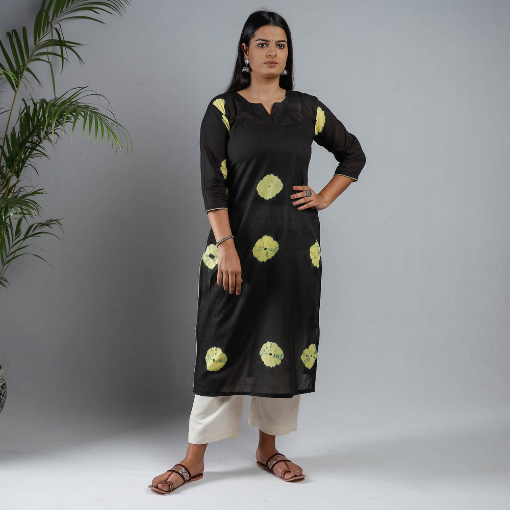 shibori tie-dye kurta