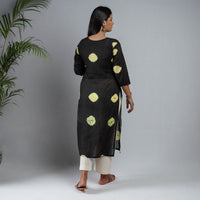 shibori tie-dye kurta