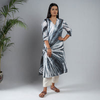 shibori tie-dye kurta