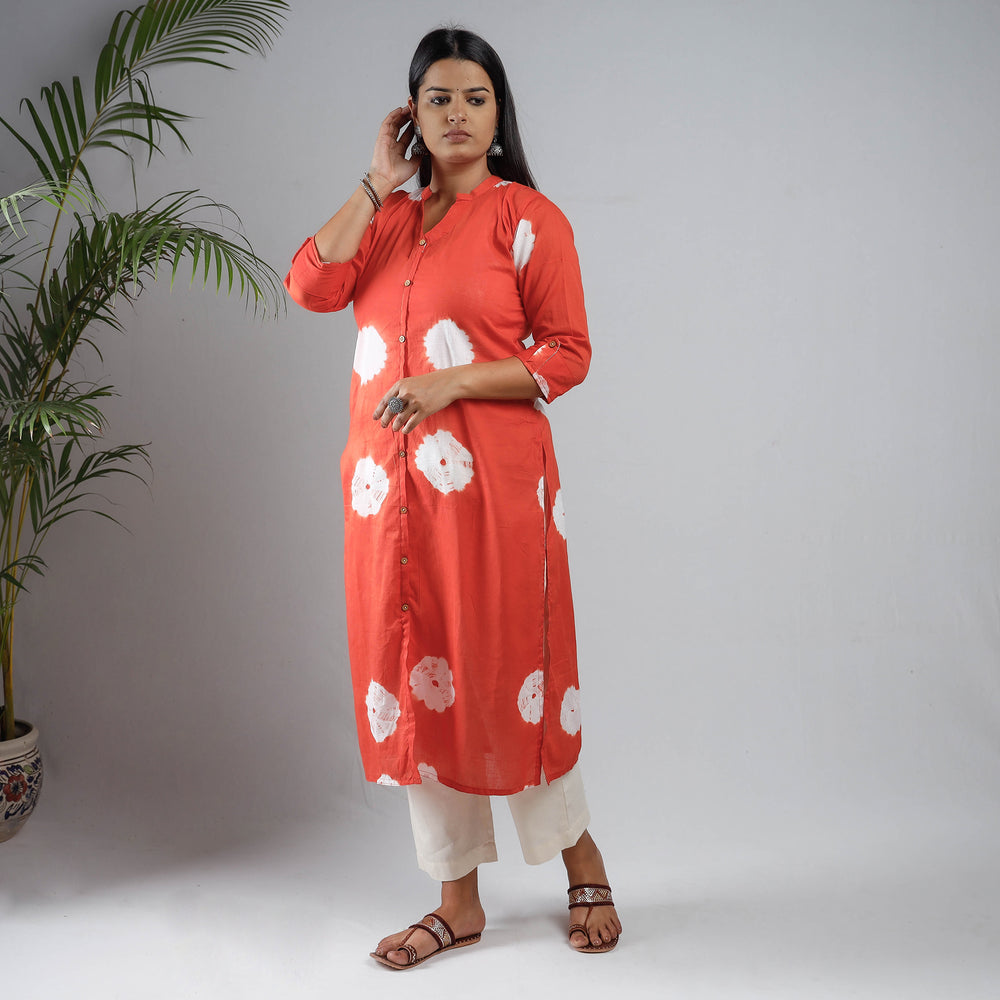 shibori tie-dye kurta