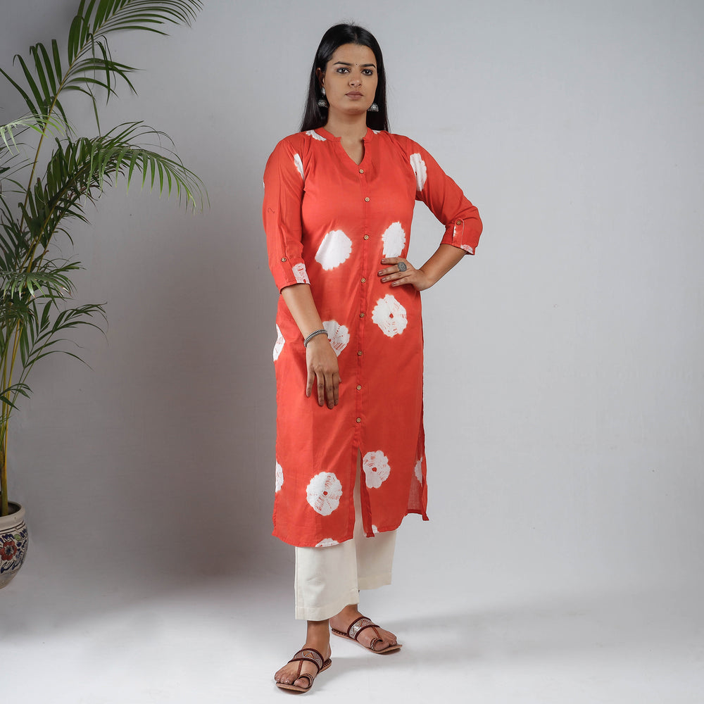 shibori tie-dye kurta