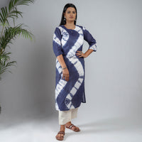 shibori tie-dye kurta