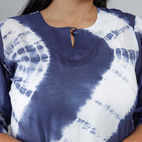 shibori tie-dye kurta