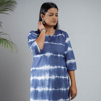 shibori tie-dye kurta