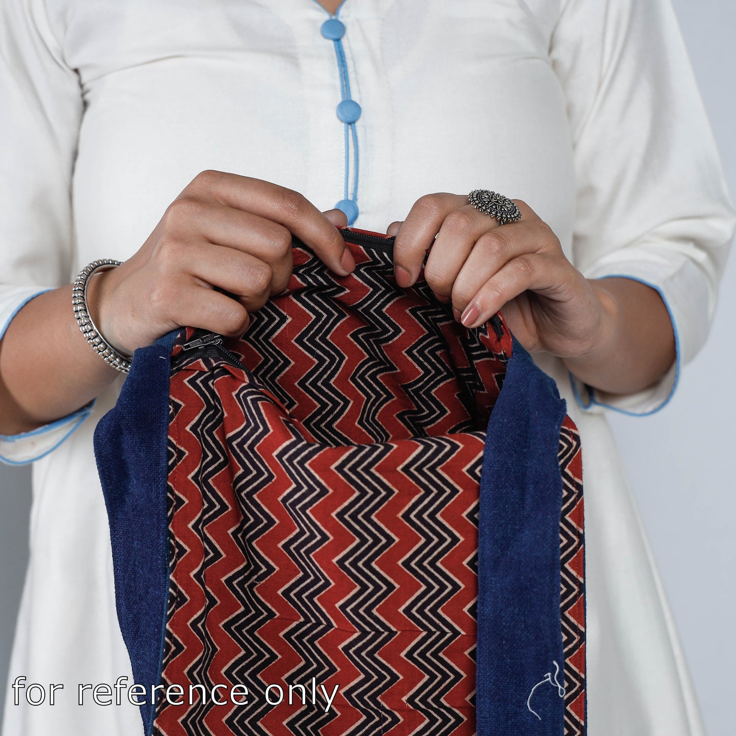 Black - Kala Raksha Rabari Hand Embroidery Sling Bag
