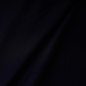 Black - Pre Washed Plain Dyed Cotton Fabric