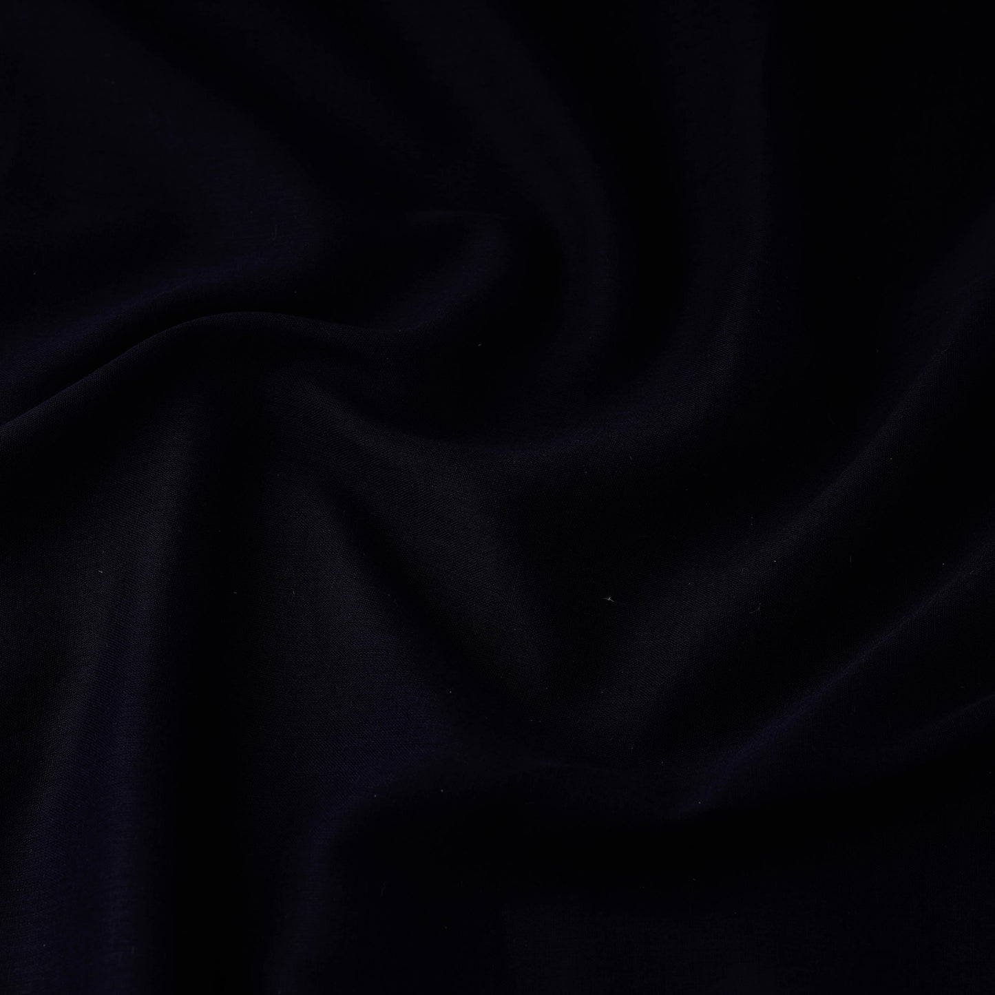 Black - Pre Washed Plain Dyed Cotton Fabric