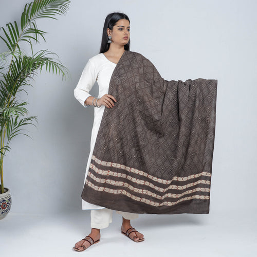 akola block printed dupatta