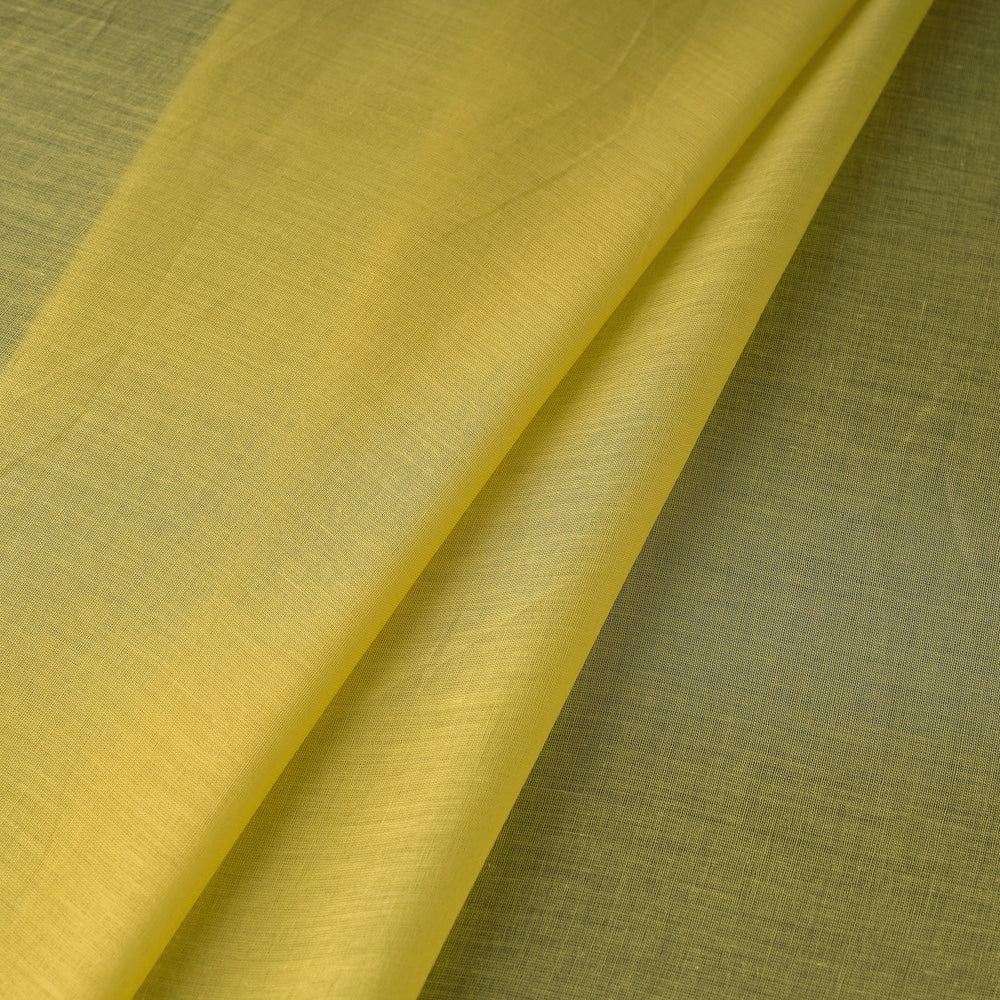 Yellow - Prewashed Plain Dyed Cotton Fabric 11