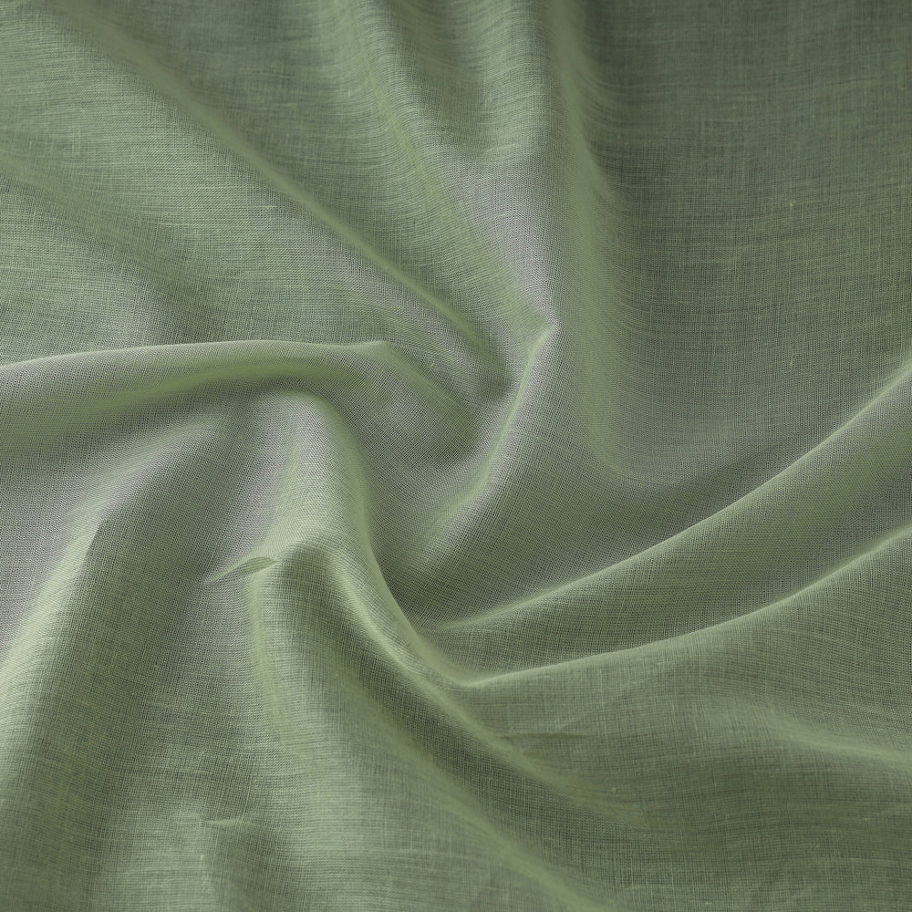 Green - Prewashed Plain Dyed Cotton Fabric 12