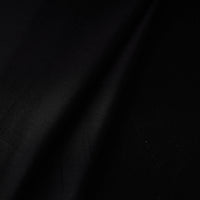 Black - Prewashed Plain Dyed Cotton Fabric 04