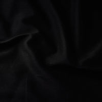 Black - Prewashed Plain Dyed Cotton Fabric 04