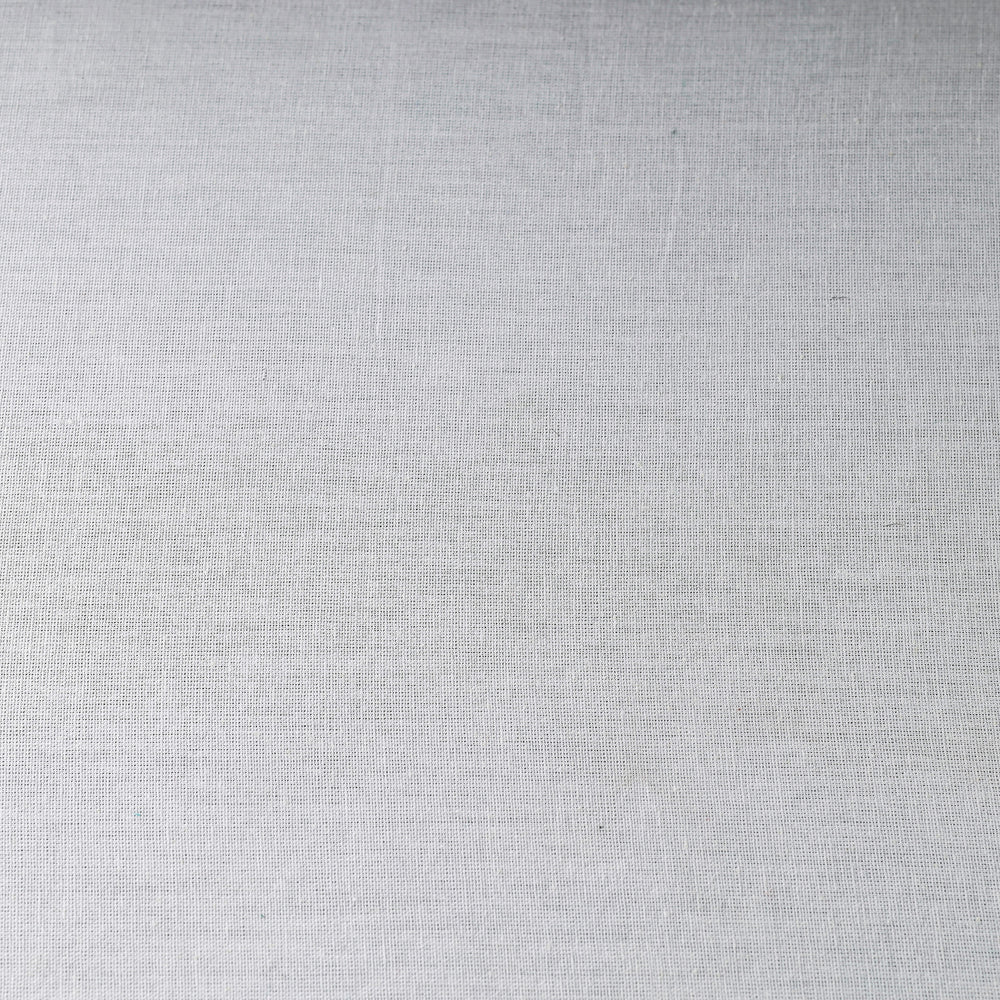 White - Prewashed Plain Dyed Flex Cotton Fabric 08