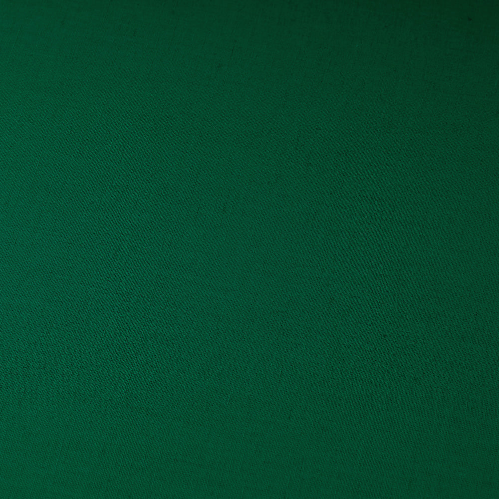 Green - Pre Washed Plain Dyed Flex Cotton Fabric