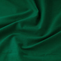 Green - Pre Washed Plain Dyed Flex Cotton Fabric