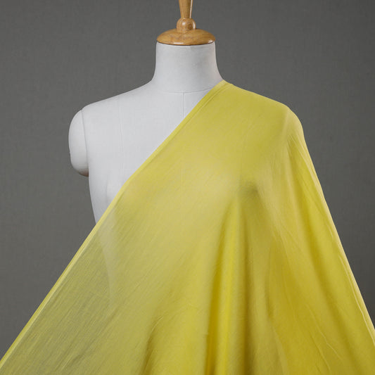 Yellow - Prewashed Plain Dyed Cotton Fabric 11
