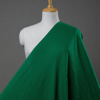 Green - Pre Washed Plain Dyed Flex Cotton Fabric