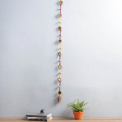  Patwa Thread & Mirror Work Hanging with Bell 