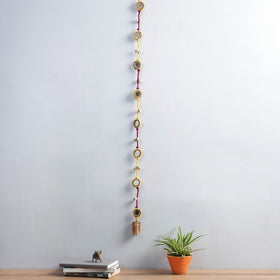  Patwa Thread & Mirror Work Hanging with Bell 