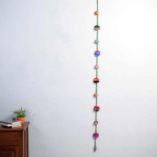 Flower Silk Boria Door Hanging String by Jugaad