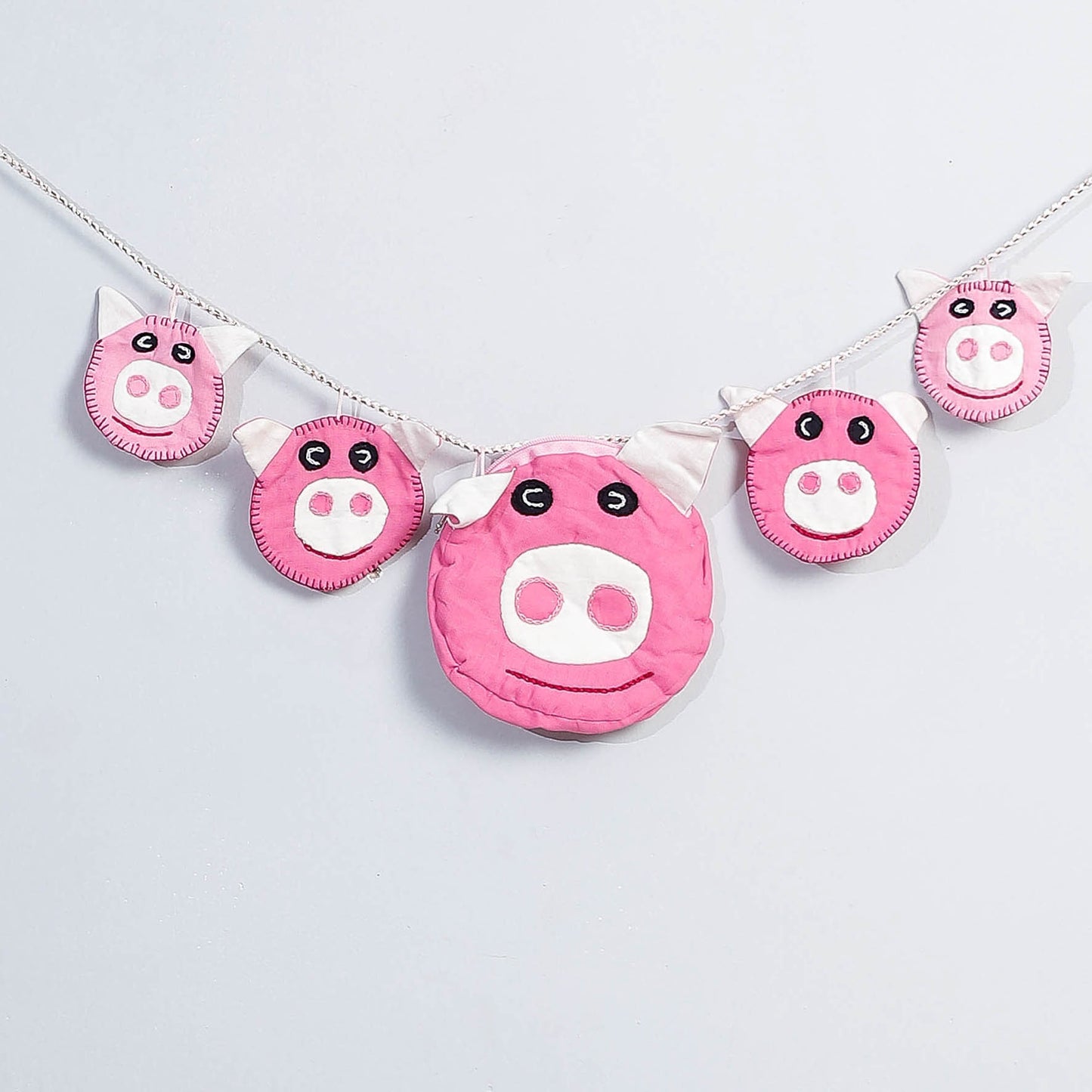 Handmade Pig Face Door Hanging