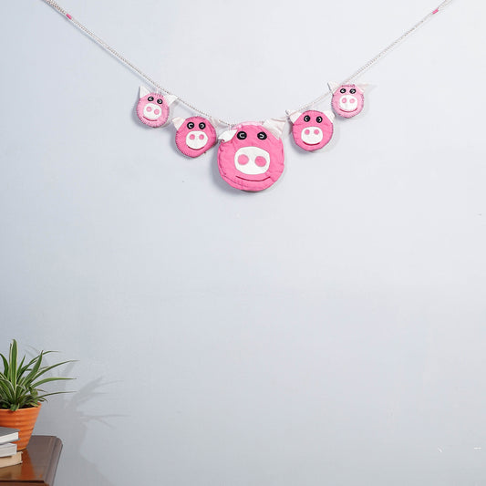 Handmade Pig Face Door Hanging