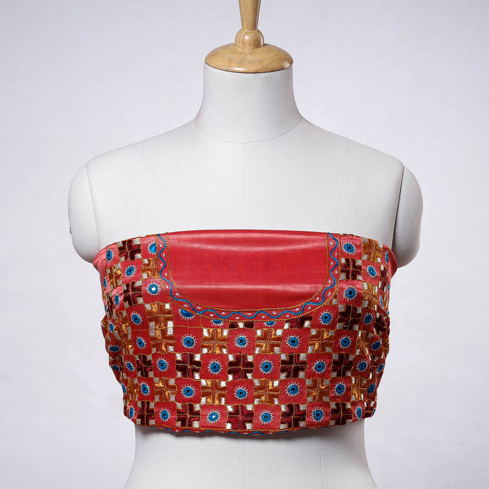 kutch embroidery blouse piece