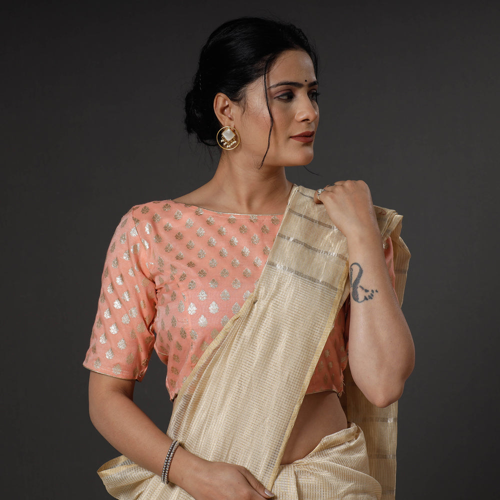 Banarasi Silk Stitched Blouse