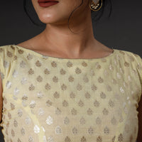 banarsi silk stotched blouse 