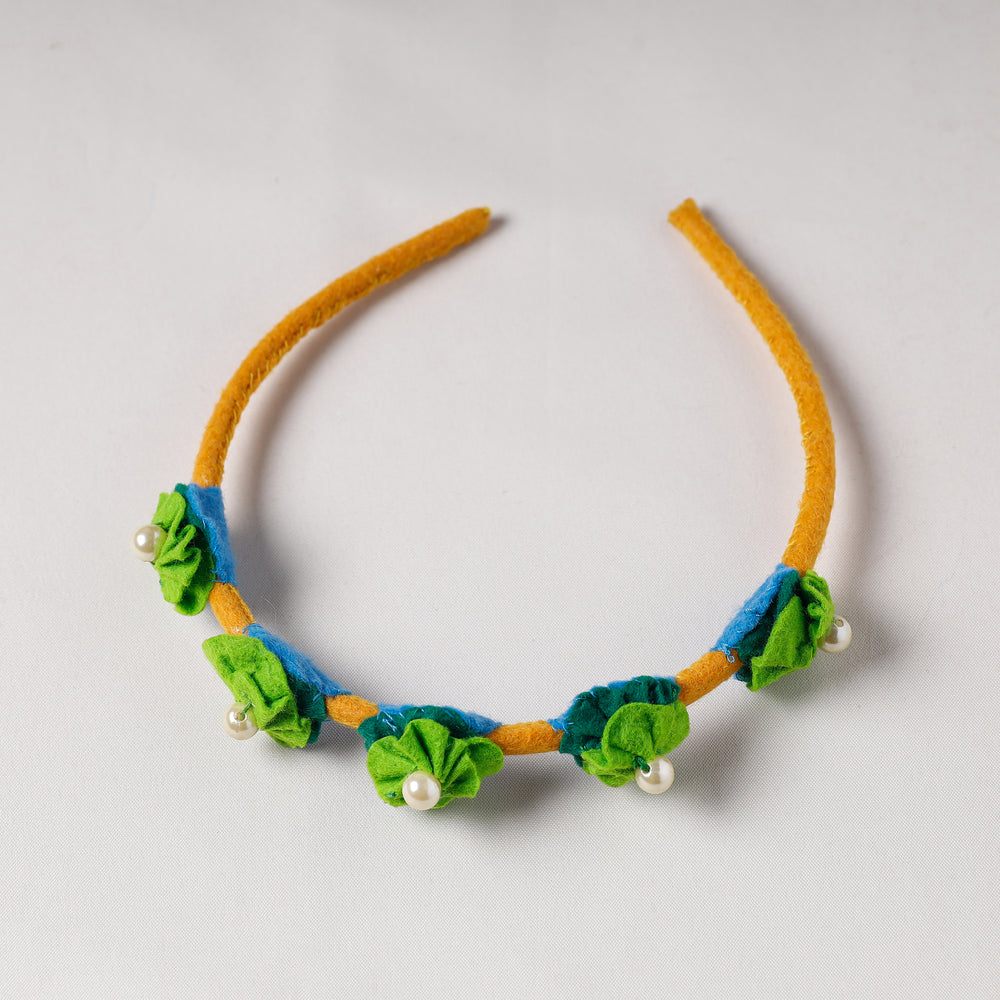 Felt & Beadwork Hair Band
