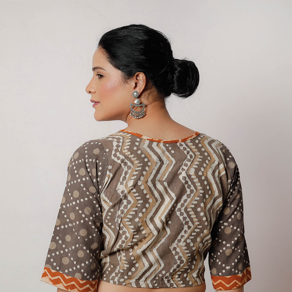 Bagru Stitched Blouse
