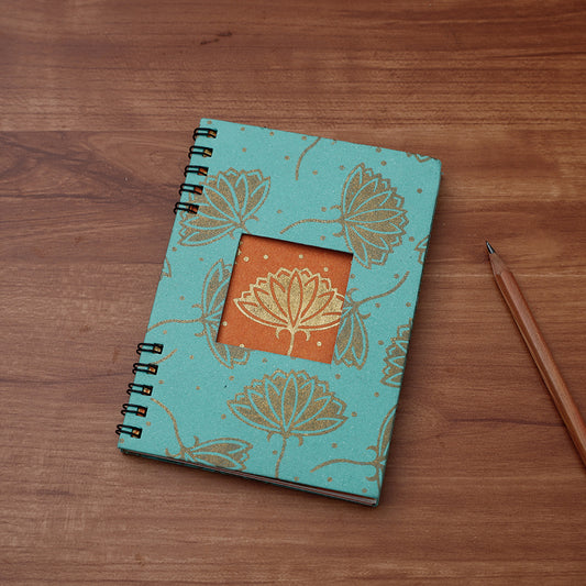 Sukriti Handmade Classic Spiral Window Notebook (Small)