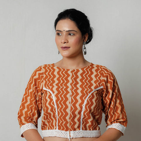  Bagru Stitched Blouse