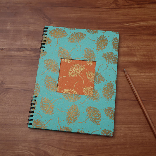 Handmade Classic Spiral Window Notebook (Large)